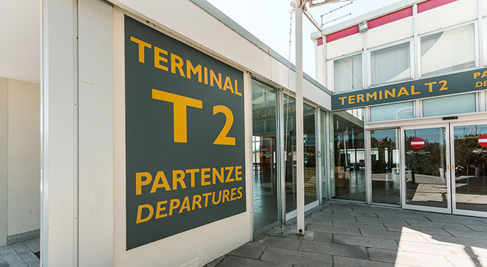 Check-in and boarding