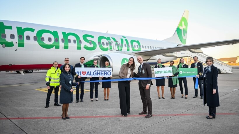 ALGHERO AND AMSTERDAM DRAW CLOSER: NEW DIRECT CONNECTION OPERATED BY TRANSAVIA INAUGURATED